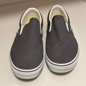 Vans Black Slip-On Loafers